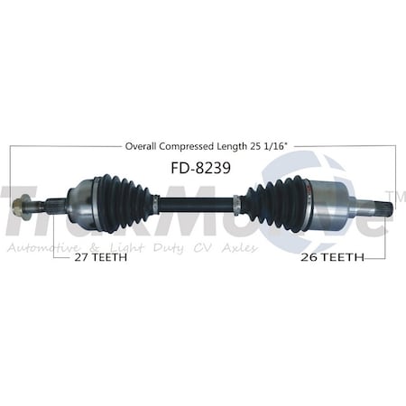 Surtrack Axle Cv Axle Shaft, Fd-8239 FD-8239